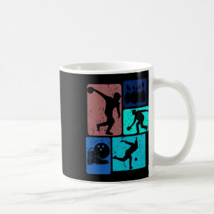 Funny Bowling Player Bowlareare Vintage Bowl Game Kaffemugg