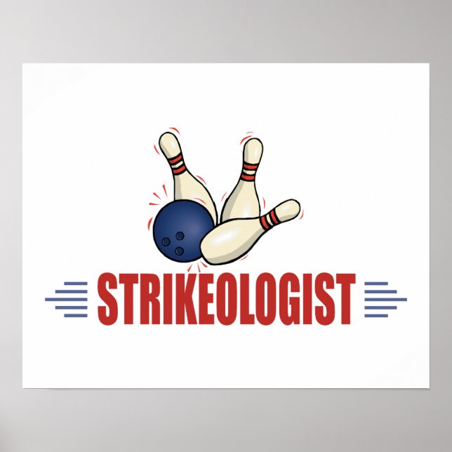 Funny Bowling Poster (Framsidan)
