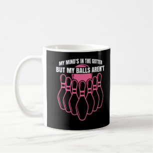 Funny Bowling Quote for Bowlareare Kaffemugg