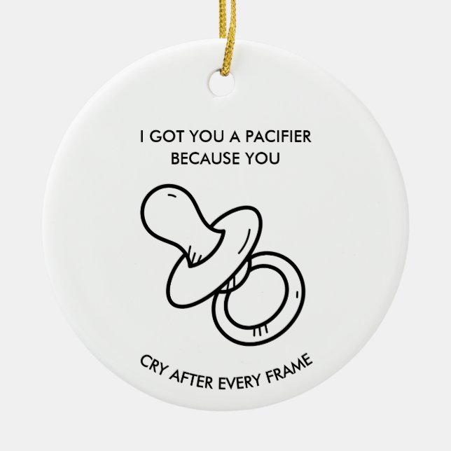 Funny Bowling, Sarcastic Gag Gift for Bowlers  Julgransprydnad Keramik (Framsidan)