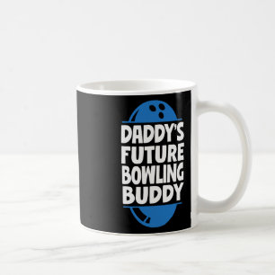 Funny Bowling Småbarn Pappor Future Bowling Buddy Kaffemugg