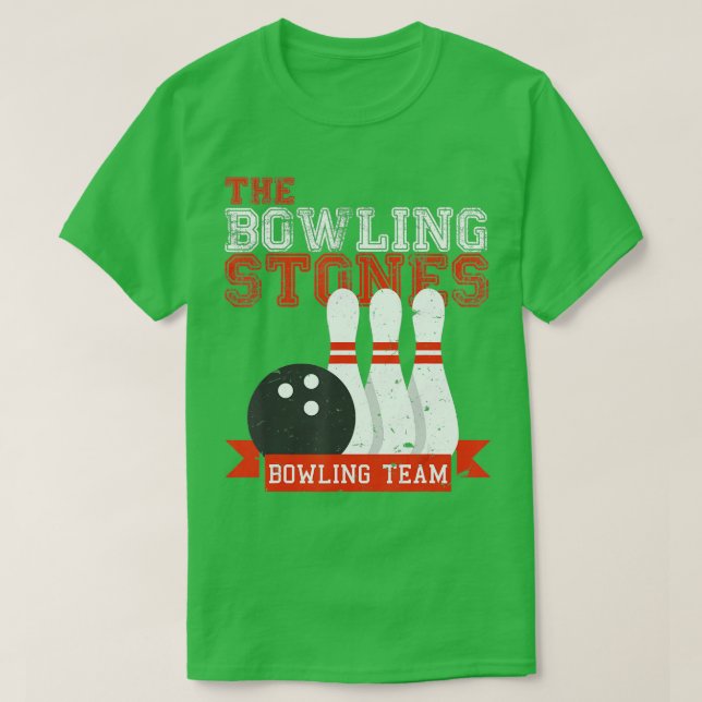 Funny Bowling Stones Bowl Sports Team T Shirt (Design framsida)