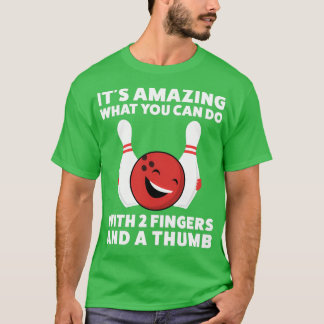 Funny Bowling T För manar T Shirt
