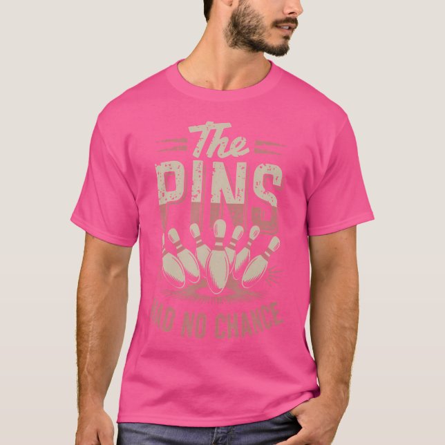 Funny Bowling T Shirt (Framsida)