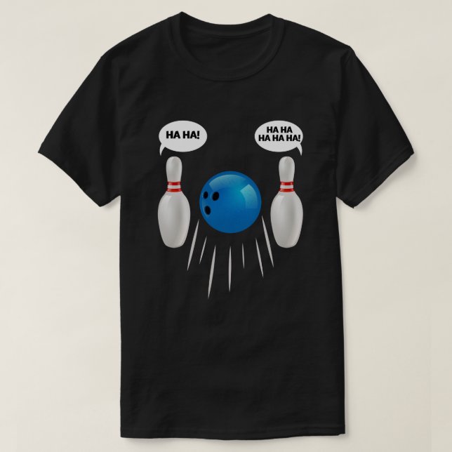 Funny Bowling T-Shirt - Gift för Bowlers (Design framsida)