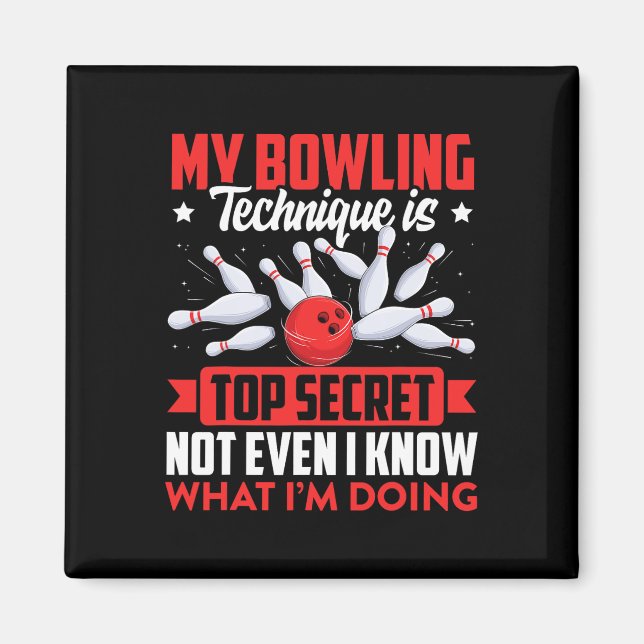 Funny Bowling Technique Ll Bowlareare Bowling Mana Magnet (Framsidan)