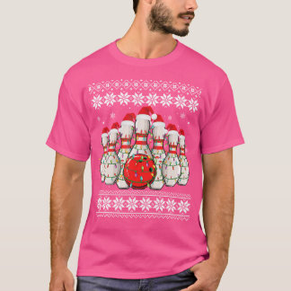 Funny Bowling Ugly jul Bowling Älskare Bowlers T Shirt