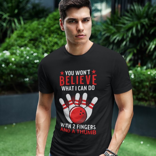 Funny Bowling with Sarcastic phrase T Shirt (Skapare uppladdad)