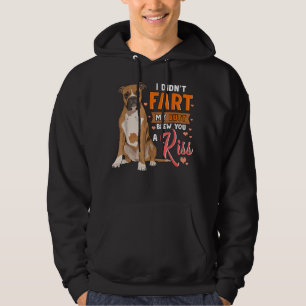 Funny Boxer Hund Manar Women Boxer Mamma Boxer Pap Hoodie