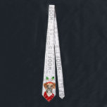 Funny Boxer jul Hund älskare Slips<br><div class="desc">Träkonst i mjukt blekt grått på vit huv från en mycket söt Boxer-hund på en röd vinterscarf och ett helgdag huvudband med Julgranar för hund älskare-firande.</div>