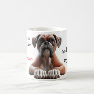 Funny Boxer Kaffemugg
