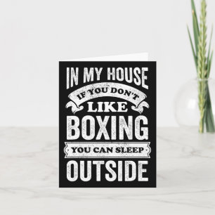 Funny Boxing Boxer Joke Sports Sport Hob Kort