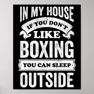 Funny Boxing Boxer Joke Sports Sport Hob Poster