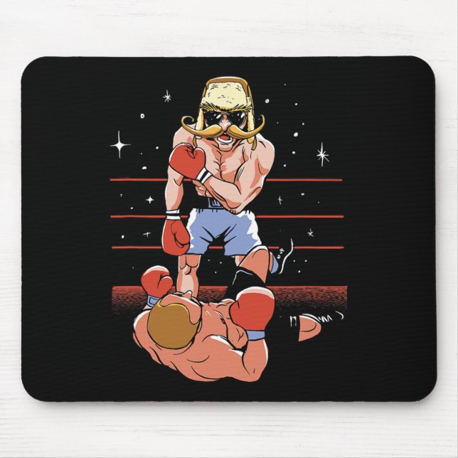 Funny Boxing Champion Pilot Design Musmatta (Framsidan)