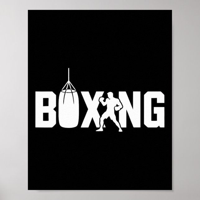 Funny Boxing Fighter Gymes Kickboxing for Wom Poster (Framsidan)