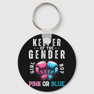 Funny Boxing Gender Visa innehavare av Gender Boxe Nyckelring