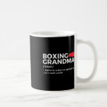 Funny Boxing Grandma Definition Kaffemugg<br><div class="desc">Funny Boxing Grandma Definition</div>