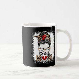 Funny Boxing-handskar Messy Bun Boxing Mamma Kaffemugg