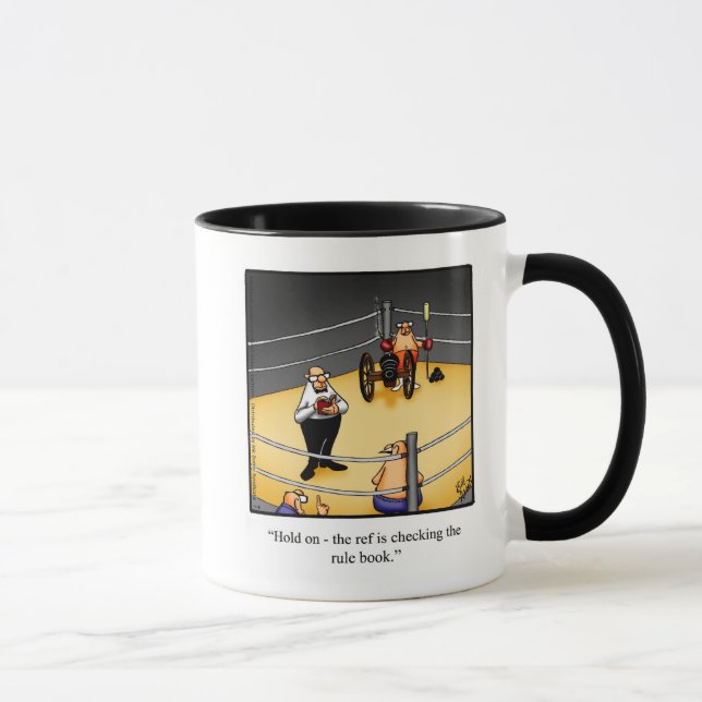 Funny Boxing Humor Mugg Gift (Höger)