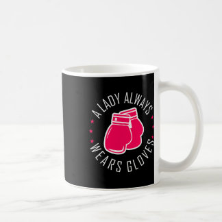 Funny Boxing Rosa Glove T Shirt Women Boxer Kaffemugg