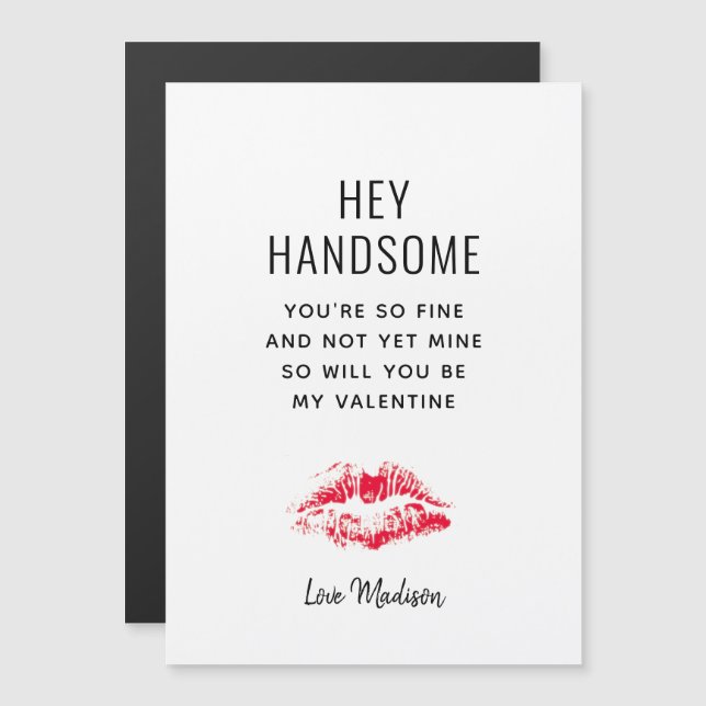 Funny Boykompis Valentines day Dikt Personlig (Fram/baksida)