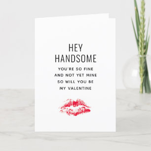 Funny Boykompis Valentines day Personlig Helgkort