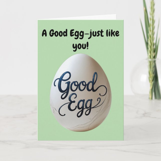 Funny Bra Egg Apprecition - Tack Gift Kort (Framsida)