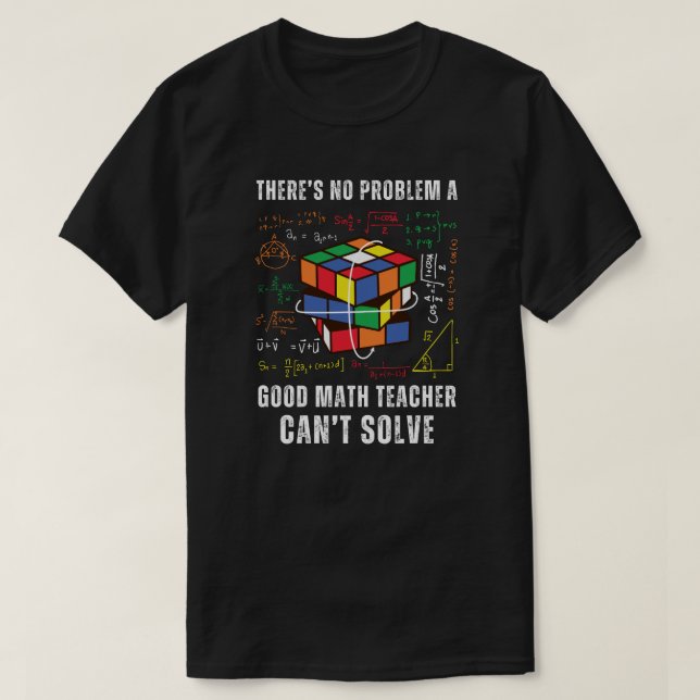 Funny Bra Math Teacher Quote | Math Joke Black T Shirt (Design framsida)