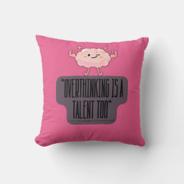 Funny Brain Power Apparel for Introverts Kudde