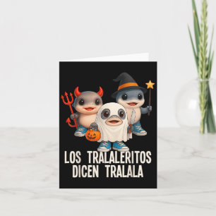 Funny Brainrot Los Tralaleritos Halloween Costume Kort