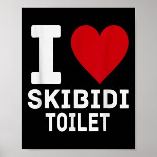 Funny Brainrot Skibidi Toilet Manar Women Kid Poster