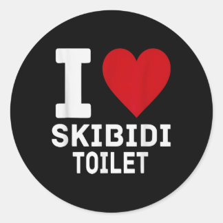 Funny Brainrot Skibidi Toilet Manar Women Kid Runt Klistermärke