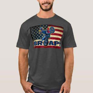Funny Brap 2 Stroke Goon Motocross Legend T Shirt