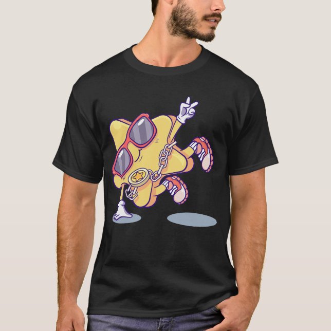 Funny Breakdance Star Street Dancer Breakdancing  T Shirt (Framsida)