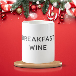 Funny Breakfast vin personlig Magisk Mugg