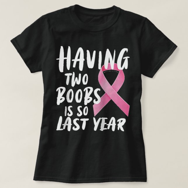 Funny Breast Cancer Design Mastectomy Recovery Rag T Shirt (Design framsida)