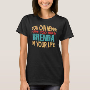Funny Brenda Personlig T-Shirt First Namn Joke