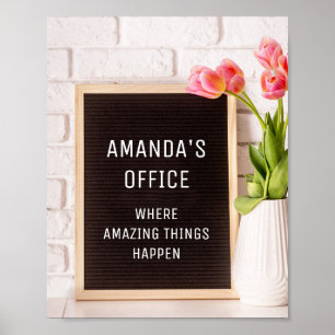 Funny Brev board Felt Board Anpassningsbar Text Of Poster
