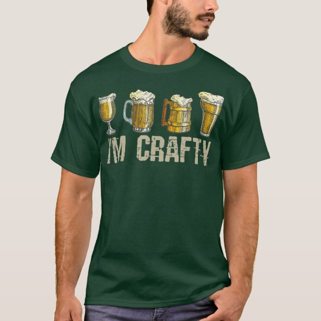 Funny Brewer Craft Beer T Shirt (Framsida)