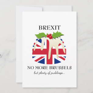 Funny BREXIT Jul Julkort