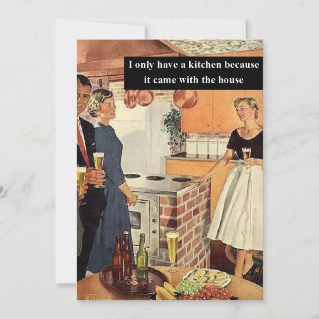 Funny Bridal Shower Vintage Look Personalized (Framsida)