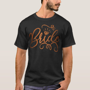 Funny Bride 2022 Möhippa Bröllop Matching Groom Lo T Shirt