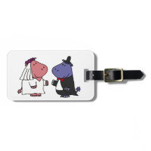 Funny Bride and Groom Bröllop Tecknad