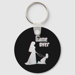 Funny Bride Groom Bröllop Bachelor Bachelorette Ga Nyckelring