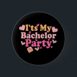 Funny Bride Groom Bröllop Bachelor Bachelorette Pa Knapp<br><div class="desc">Funny Bride Groom Bröllop Bachelor Bachelorette Party</div>