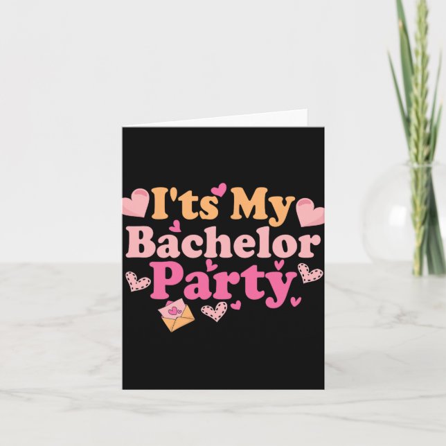 Funny Bride Groom Bröllop Bachelor Bachelorette Pa Kort (Framsida)