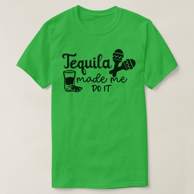 Funny Bridesmaid Bride Bachelorette Tequila Made M T Shirt (Design framsida)