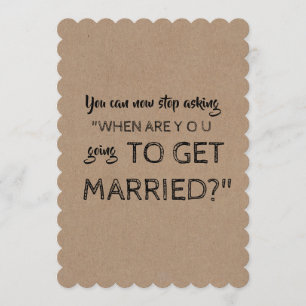 Funny Bridesmaid eller Maid of honor Frieri Inbjudningar