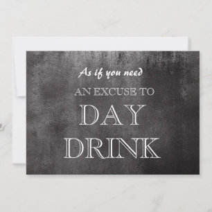 Funny Bridesmaid Frieri Dag Drink-ursäktsinbjudan Inbjudningar