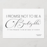 Funny Bridesmaid/Maid of honor BRIDEZILLA